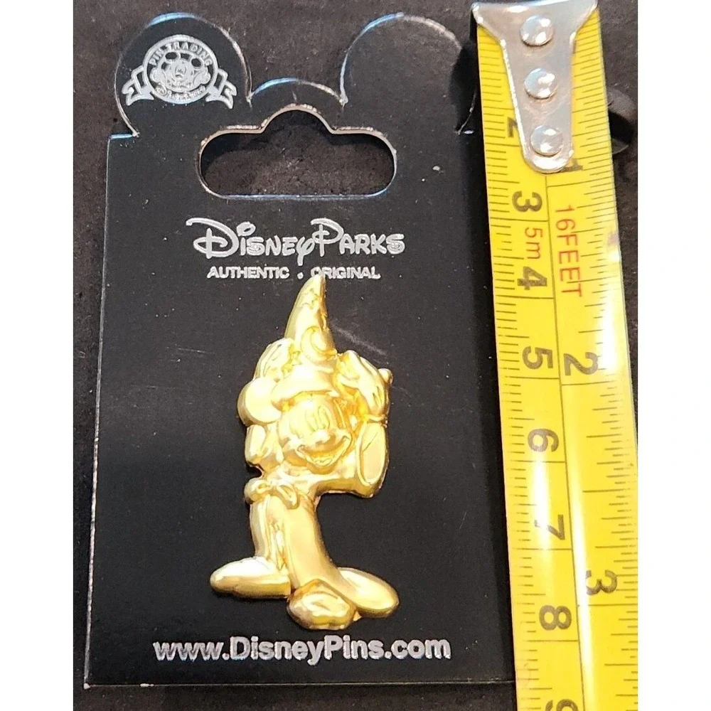 Disney Pin Fantasia Sorcerer's Apprentice Hat‎ Golden Mickey 00001